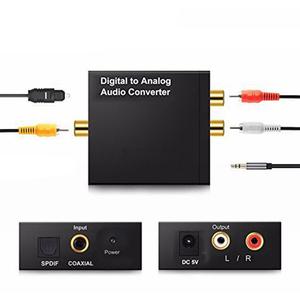 光纤同轴RCA 3.5毫米数模音频转换器放大器解码器信号到模拟立体声适配器R/L Toslink - Product Image 3