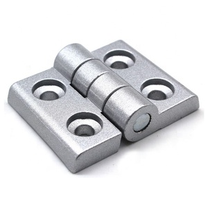 औद्योगिक समायोज्य 3040 जस्ता मिश्र धातु कैबिनेट दरवाजा हिंज चांदी/काला रसोई आउटडोर कार्यशाला गोदाम उपकरण थोक - Product Image 4