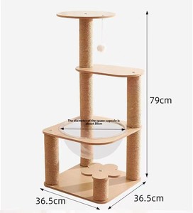 Kedi tırmanma çerçeve uzay kapsülü kedi yatak Mercery malzeme kendinden emici çıkarılabilir yıkanabilir hiçbir işgal uzay kedi oyuncak - Product Image 6