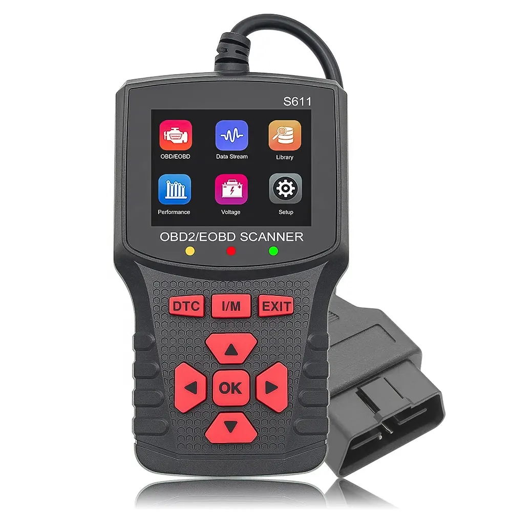 Escaner automotriz S611 OBD2 máy quét động cơ xe lỗi đọc mã ô tô OBD2 xe chẩn đoán Máy quét