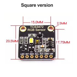 TCS34725 <strong>Color</strong> <strong>Sensor</strong> Recognition Module RGB Development Board IIC