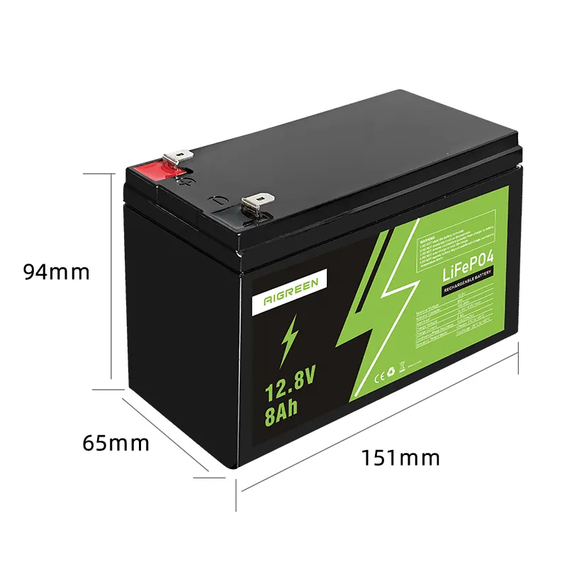 Schlussverkauf 2-Jahres-Garantie Autobatterie 12,8 V 8000 Mah Lithium-Ionen-Batterie 12 V wiederaufladbare Batterie