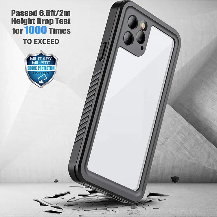 Coque de téléphone robuste et résistante, étanche et antichoc, anti-rayures, pour iPhone 12 13 14 15 Mini Pro Max