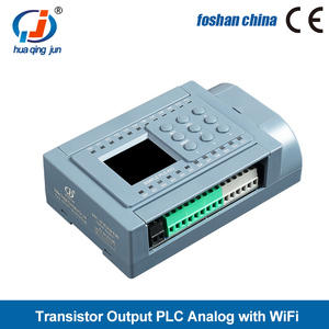 Huaqingjun 8-in 8-out uscita Transistor PLC 2AI 0-20mA 4-20mA RS485 Modbus RTU programmabile WIFI PLC per casa intelligente - Product Image 2