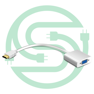 HDMI M至D-Sub (VGA) F适配器公，带聚氯乙烯护套组合屏蔽，用于扬声器和DVD播放器，用于HDMI至VGA Cabl - Product Image 2
