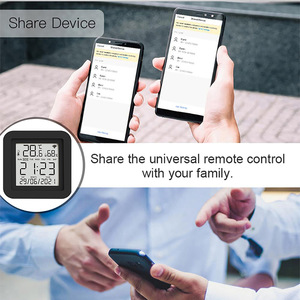Fábrica Tuya termómetro inteligente Sensor de humedad Wifi hogar inteligente pantalla Lcd Google Ama Zon Control remoto IR temperatura remota - Product Image 4