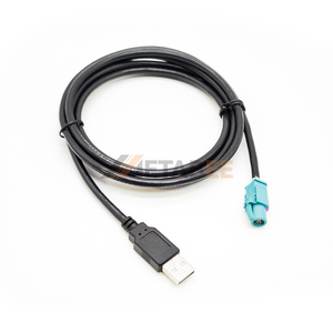 HSD USB 2.0 tip A erkek uzatma kablosu 2-Meter 4 PIN Z kodu kadın araba veri transferi - Product Image 3