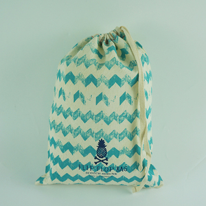 Mochila con cordón de lona de algodón blanco personalizada, bolsa de regalo de yute y lino con material de PP personalizado con logotipo - Product Image 4
