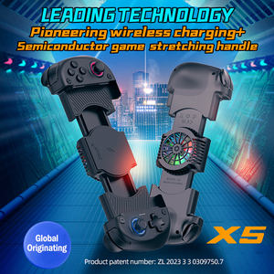 X5ยืดตัวควบคุมเกมเซมิคอนดักเตอร์3IN1กระจายความร้อนแบบไร้สายสำหรับชาร์จโทรศัพท์จอยสติ๊กเกมแพด - Product Image 4