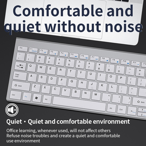 Factory Direct Sale Ultra-thin <strong>2</strong>.4Ghz Dual Mode <strong>Keyboard</strong> and <strong>Mouse</strong> Combo Set for Office - Product Image 5