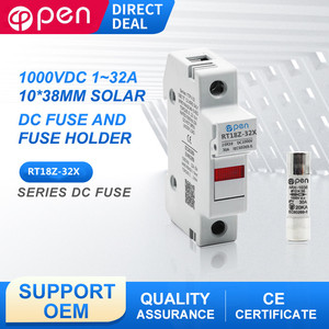 ソーラーPVシステム保護用DC1P1000VLEDヒューズホルダー可融性10x 38MMgPVPVソーラーヒューズ - Product Image 2