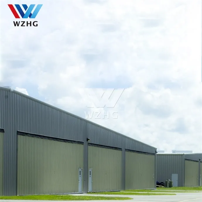 Wzh chine fournisseur, installation facile, ferme de vache, atelier de construction, Structure en acier pour usine