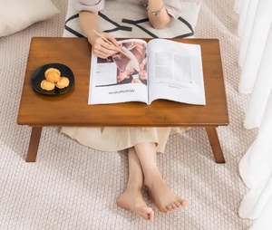 All Bamboo Free <strong>Installation</strong> Student Homework <strong>Table</strong> Folding Bed Desk Convenient <strong>Computer</strong> Tray Lazy Outdoor Stand - Product Image 3