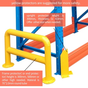 パレットサポーター付き4層収納倉庫ラッキングヘビーデューティーパレットラッキングシステム - Product Image 3