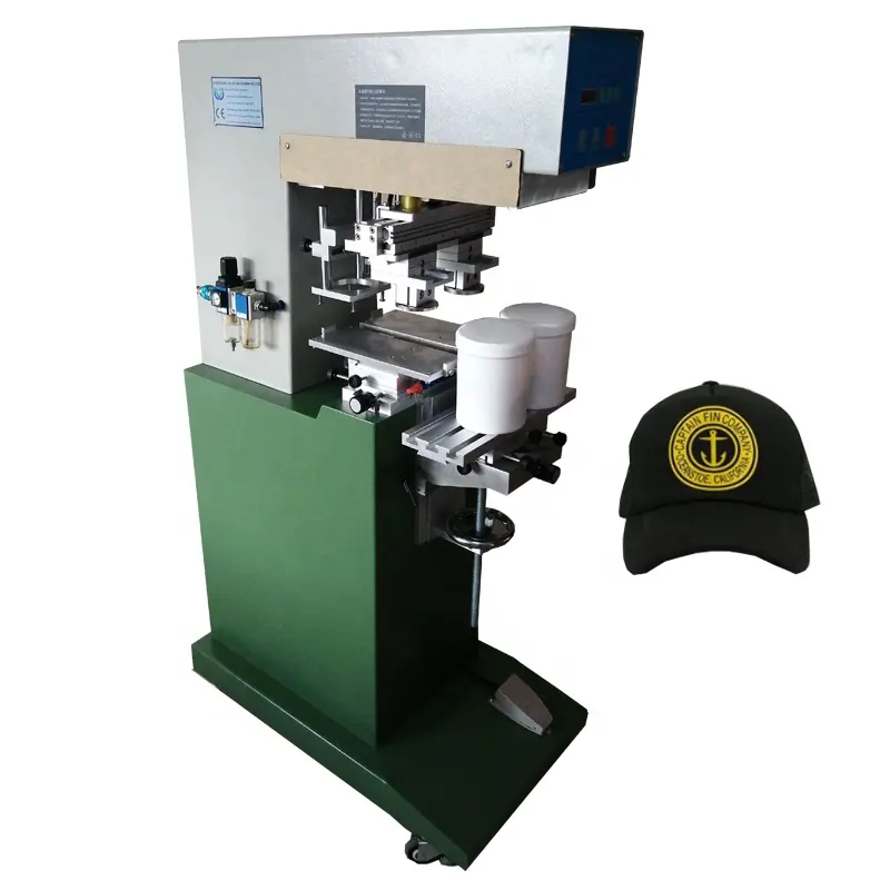 जूस कप इलेक्ट्रिक पैड प्रिंटर मशीन के लिए मैनुअल पैड प्रिंटिंग मशीन