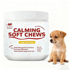 Sédatif à mâcher pour animaux de compagnie d'origine d'usine pour chats et chiens-Soulagement du stress et de l'anxiété du sommeil - Product Image 1