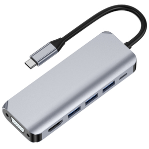 6端口USB2.0 USB3.0 PD100W快速充电适配器集线器5gbps数据传输高清电视扩展类型C坞站6合1 - Product Image 5