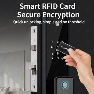 WiFi telecomando elettrico per impronte digitali elettronica mortasa portachiavi Smart Digital blocco della porta con Password per appartamento