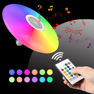 Smart 18W Music Speaker IR Control RGB Music <strong>Led</strong> Recessed Ceiling <strong>Light</strong> with Remote Control - Product Image 6
