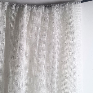 White See Through Warp Knitting <strong>Mesh</strong> <strong>Fabric</strong> with Transparent Sequin for Garment Making - Product Image 3
