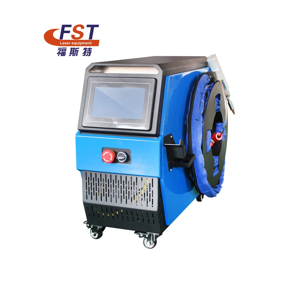 Schlussverkauf FST luftgekühlter handgerät Laser-Schweißgerät 1.450 W tragbare handgerät-Baufaser-Laser-Schweißmaschine