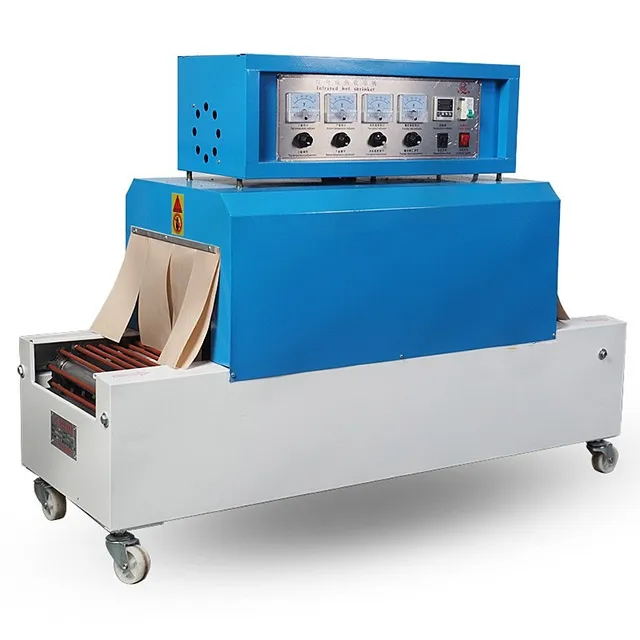 Embalagem de máquina de embrulho, máquina automática de embalagem de filme de vedação a calor infravermelho distante garrafa/caixa de embalagem