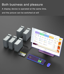 ODM Factory para HDMI 2,1 Switch con 2/3/4/5 puertos 8K 60Hz Divisores y convertidores de video 2 en 1 salida Caja de metal para HDMI 2,0 Switch