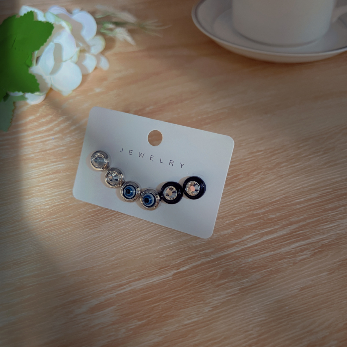 Style unique, ensemble blanc et noir, 10 mm