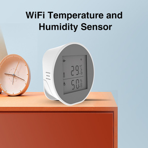 Saikiot Tuya Detector de temperatura y humedad Control remoto Sensor de temperatura y humedad WIFI Sensor de temperatura y humedad inalámbrico - Product Image 5