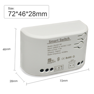 F0202 Zigbee interruttore modulo 1CH AC/DC 7-32V Smart Switch funziona con Zigbee Bridge controllo vocale Alexa - Product Image 3
