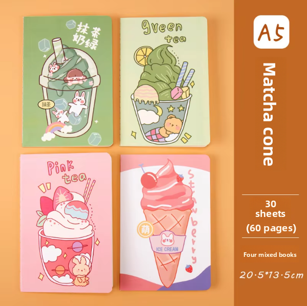 โคนมัทฉะ 3 ชิ้น ลายสุ่ม