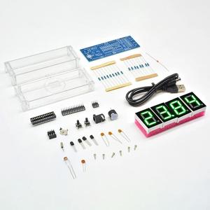 Electronic <strong>Clock</strong> DIY KIT LED Microcontroller Kit Digital <strong>Clock</strong> Time Light Control Temperature Thermometer Diy Electronic Kit - Product Image 4