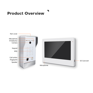 Sistema de timbre de puerta de apartamento de metal completo OEM más nuevo sistema de videoportero de construcción con cámara para el hogar
