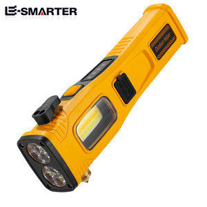 Portatile Cob LED torcia di emergenza con forte magnetismo Multi-funzionale materiale ABS USB ricarica IP65 - Product Image 1