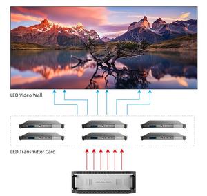 2K HDM I videowall จอควบคุมวิดีโอ LED 3x4พร้อมอินพุต VGA DVI HDM I 4ทาง