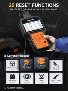 2025 FOXWELL NT650エリートOBD2スキャナーABS SRS BRTリセットEPB TPSインジェクター診断ツール双方向コードリーダーSAS機能 - Product Image 4