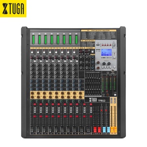 Xtuga TFB12 uscita a quattro gruppi Aux 7 Band EQ 100mm Fader Controller Dj analogico/Mixer Console Audio - Product Image 1
