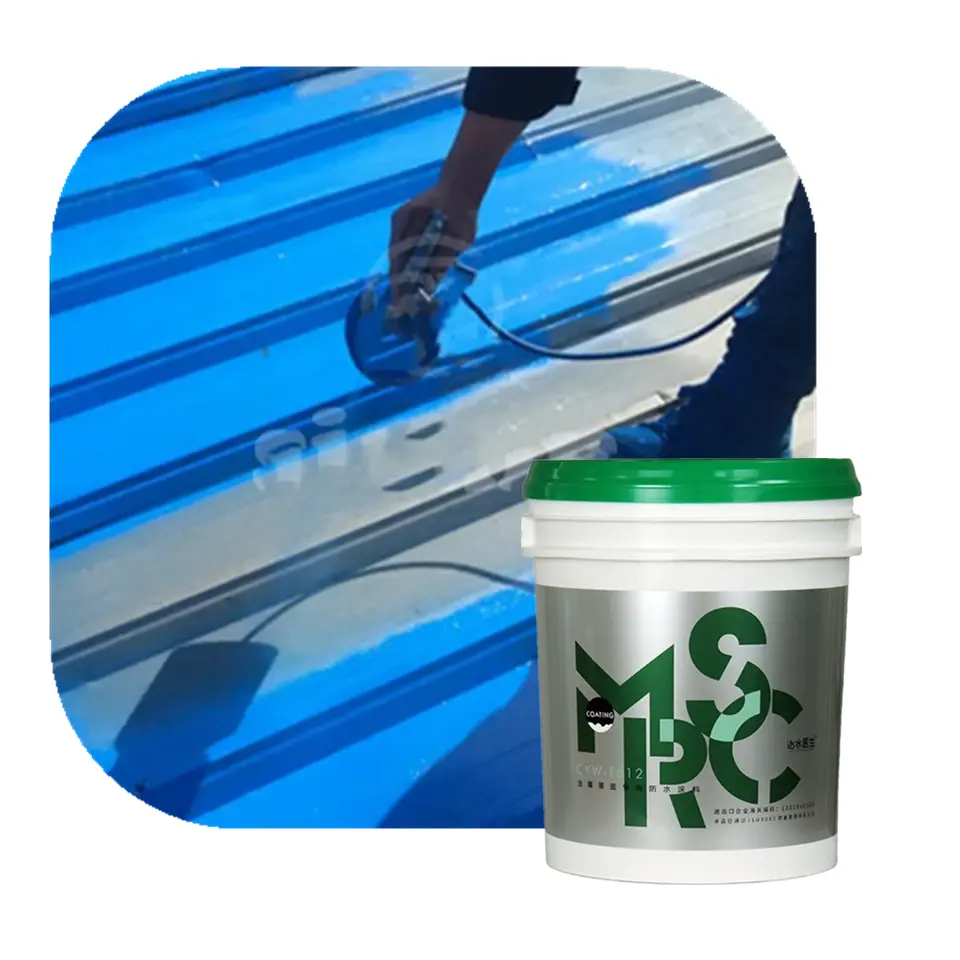 UV resistance anti-corrosion metal roof waterproof coating building waterproof material