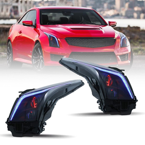 ชุดไฟหน้า LED 2013-2019สำหรับ ATS-L ไฟหน้ารถแอนิเมชัน DRL สำหรับ Cadillac ATS - Product Image 3
