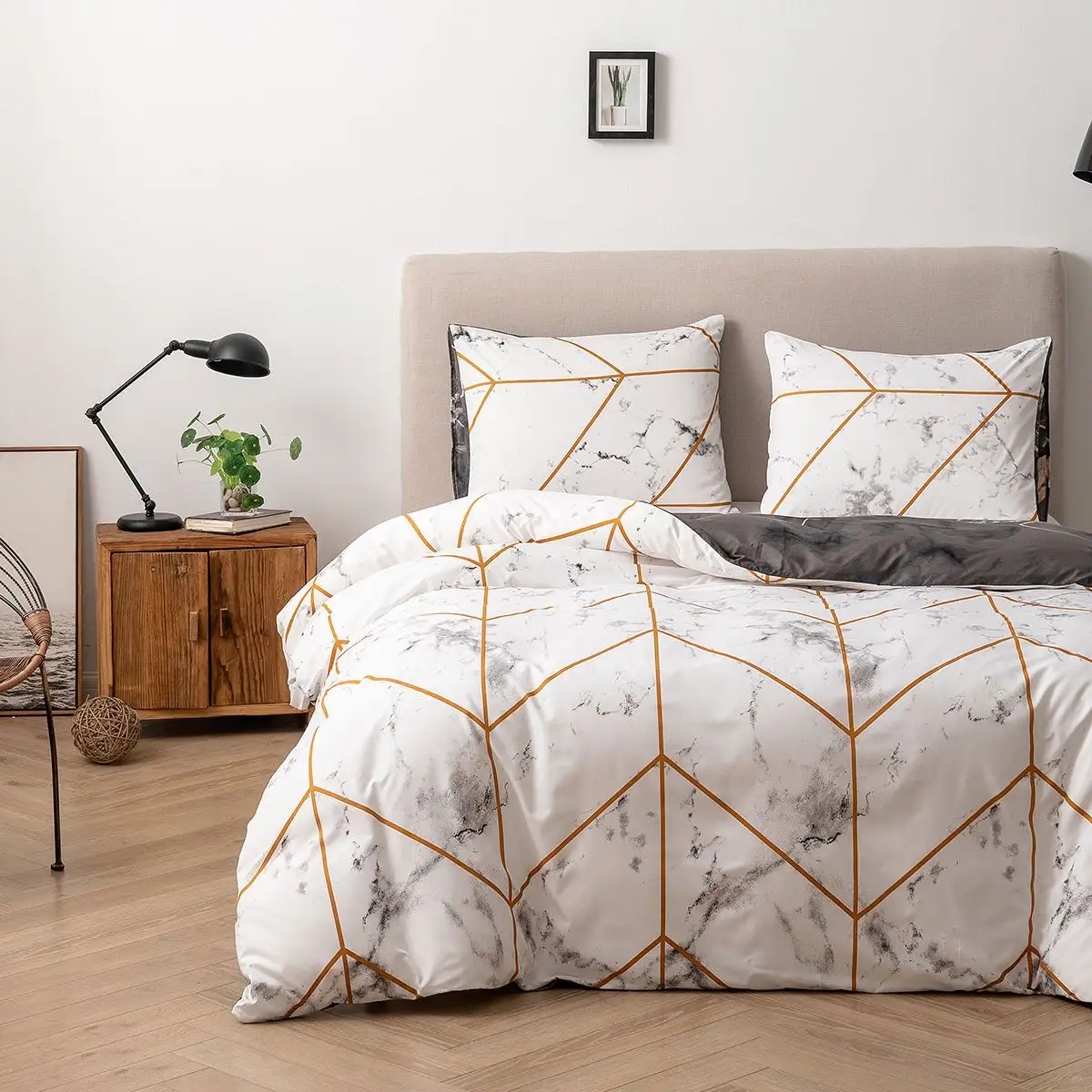 Edredón de microfibra para el hogar, ropa de cama estampada, tamaño queen, venta al por mayor