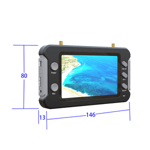 Monitor FPV de 4,3 pulgadas y 5,8g con 40CH DVR 16:9 pantalla LCD NTSC/PAL Búsqueda Automática grabación de vídeo imagen y Sensor de cámara producto