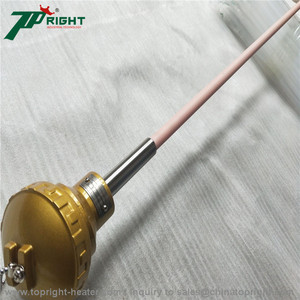 高温b型温度热电偶，带12 * 500毫米陶瓷管和PTRH线径0.3毫米 - Product Image 6