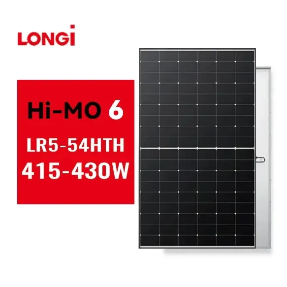 Longi Himo6 HimoX6 Himo7 pannelli solari LR5-54HTH 410W 420W 430W 440W nero uso domestico pannello solare pannello solare