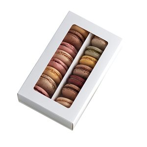 <strong>Custom</strong> Macaron Cake <strong>Box</strong> <strong>with</strong> Transparent <strong>Display</strong> <strong>Window</strong> Macaron Container Paper <strong>Box</strong> - Product Image 3