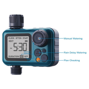Automatisch programmier bares digitales elektronisches Gartenwasser-Timer-Sprinkler-Tropf bewässerungs system - Product Image 2