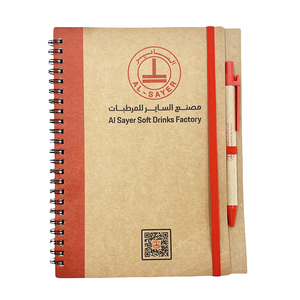 Personalised <strong>Notebook</strong> <strong>With</strong> Pen Kraft Cover <strong>Notebook</strong> Custom Spiral <strong>Notebooks</strong> Printing - Product Image 2