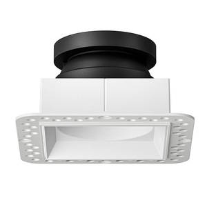 Trimless Ultra-Thin Recessed Anti-Glare <strong>LED</strong> Downlight 5 Color Temperature Selectable Dimmable <strong>90</strong> <strong>CRI</strong> 5 CCT Square Slim J-Box - Product Image 2