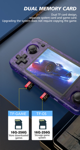 HiCyber R36Hハンドヘルドゲームコンソール3.5インチIPSスクリーンArkosシステムポータブルビデオゲーミングプレーヤーR36SコンソールPsp