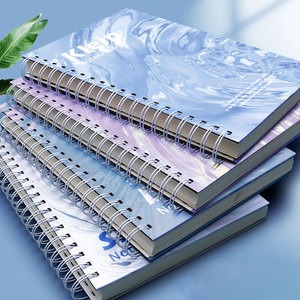 Longorgeous B5 thiết kế độc đáo da xoắn ốc máy tính xách tay nghiêng lên bìa cứng máy tính xách tay da tùy chỉnh máy tính xách tay - Product Image 6