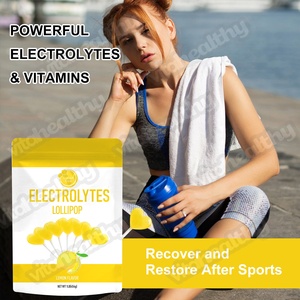 Vitahealthy OEM/ODM Sản Phẩm Mới Điện <span class=keywords><strong>Lollipop</strong></span> Không Biến Đổi Gen Thân Thiện Với <span class=keywords><strong>Lollipop</strong></span> Kẹo Cho Thể Thao Phục Hồi - Product Image 2